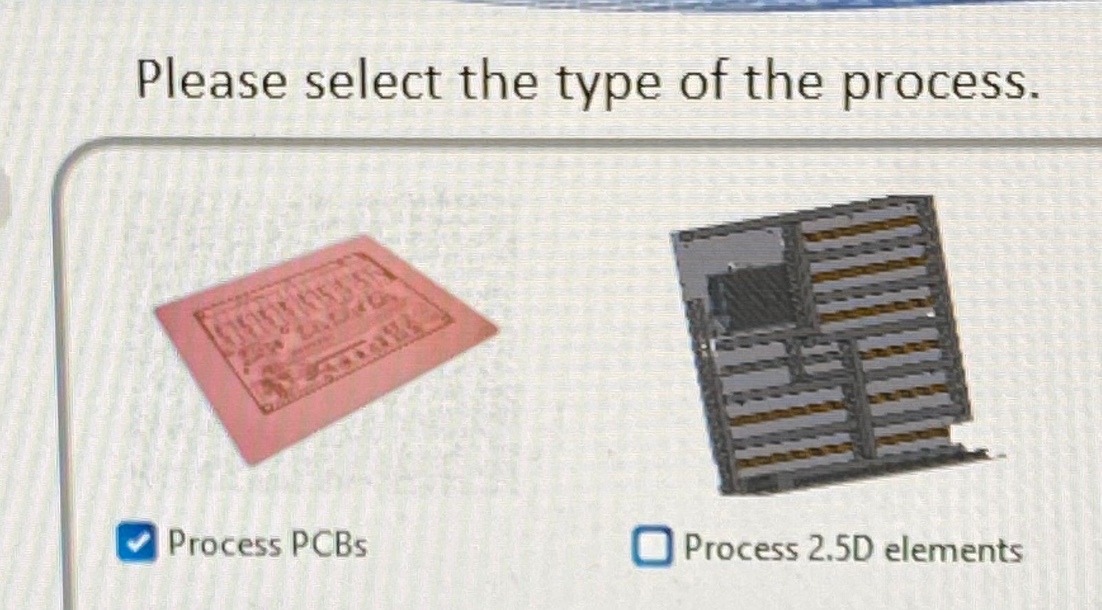 Type of the process