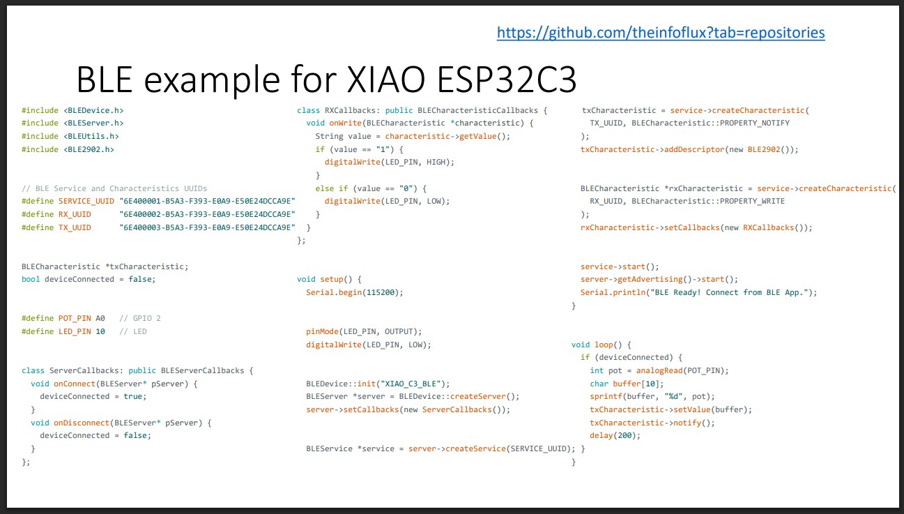 Example code from Moodle